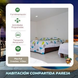 Pareja Hab. Compartida: 4Dias - 3Noches