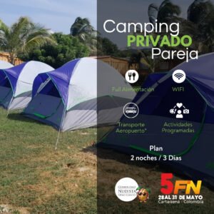 Pareja Camping: 3Dias - 2Noches