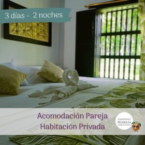 Habitación privada pareja 3D-2N.