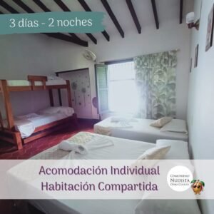 Habitación Individual Compartida 3D-2N.